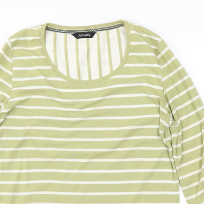 Womens UK Size 14 Alexara Green Basic Blouse
