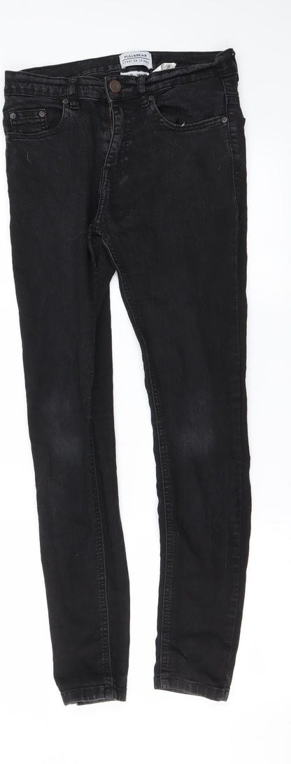 Pull & Bear Womens Black   Skinny Jeans Size 26 in L26 in