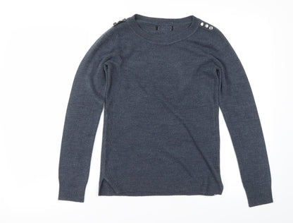 Atmosphere Womens Grey   Pullover Jumper Size 4