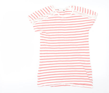 Primark Womens Red Striped  Basic T-Shirt Size XS