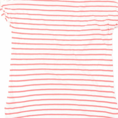 Primark Womens Red Striped  Basic T-Shirt Size XS