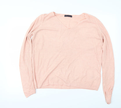 Marks and Spencer Womens Pink   Pullover Jumper Size 14