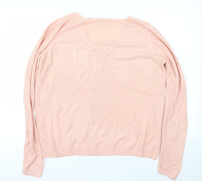 Marks and Spencer Womens Pink   Pullover Jumper Size 14