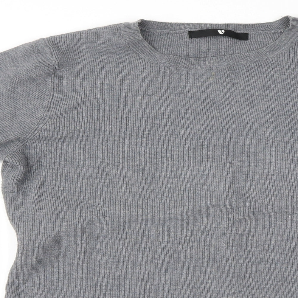 Very Womens Grey   Pullover Jumper Size 14