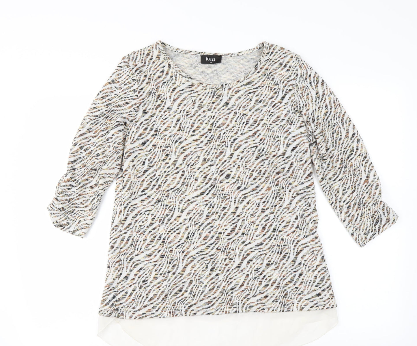 Klass Womens Beige   Pullover Jumper Size M
