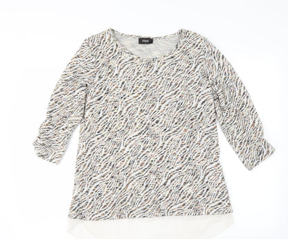 Klass Womens Beige   Pullover Jumper Size M
