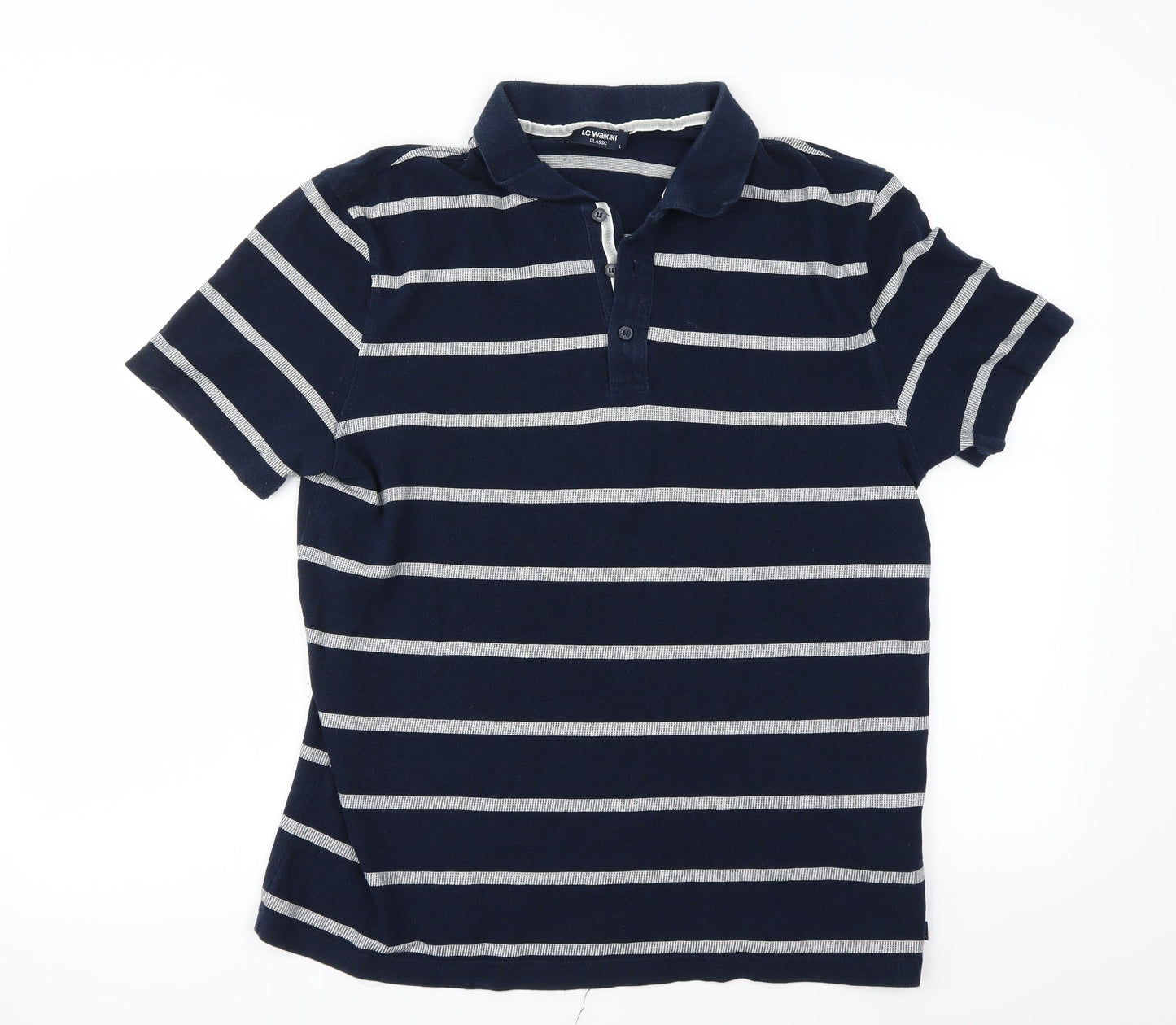 LC Waikiki Mens Blue    Polo Size L