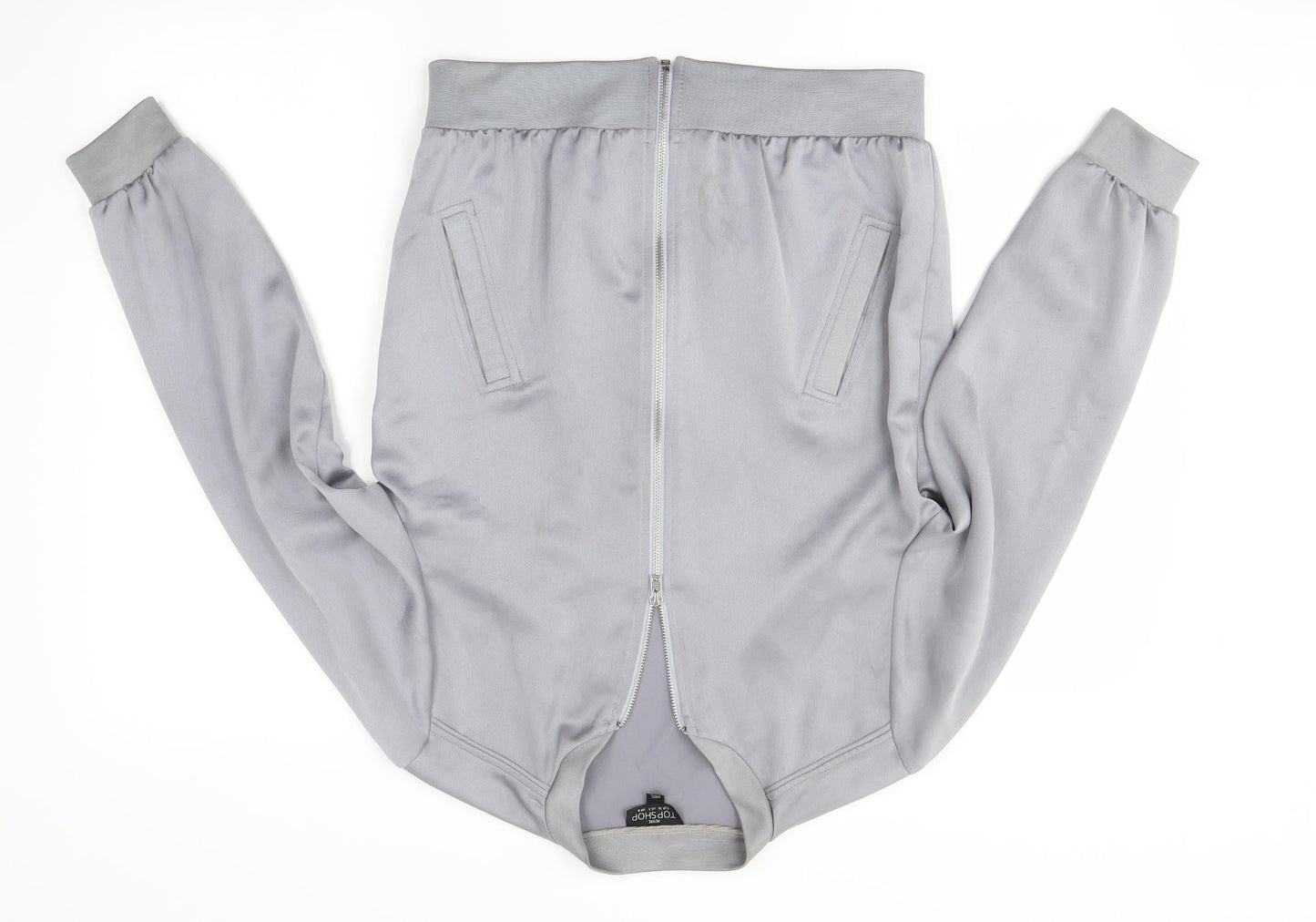 Womens UK Size 8 Topshop Grey Jacket