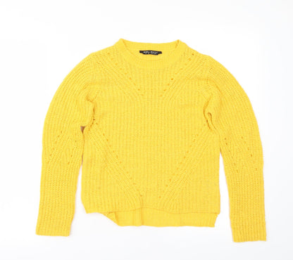 Select Womens Yellow   Pullover Jumper Size 6