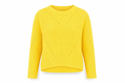Select Womens Yellow   Pullover Jumper Size 6