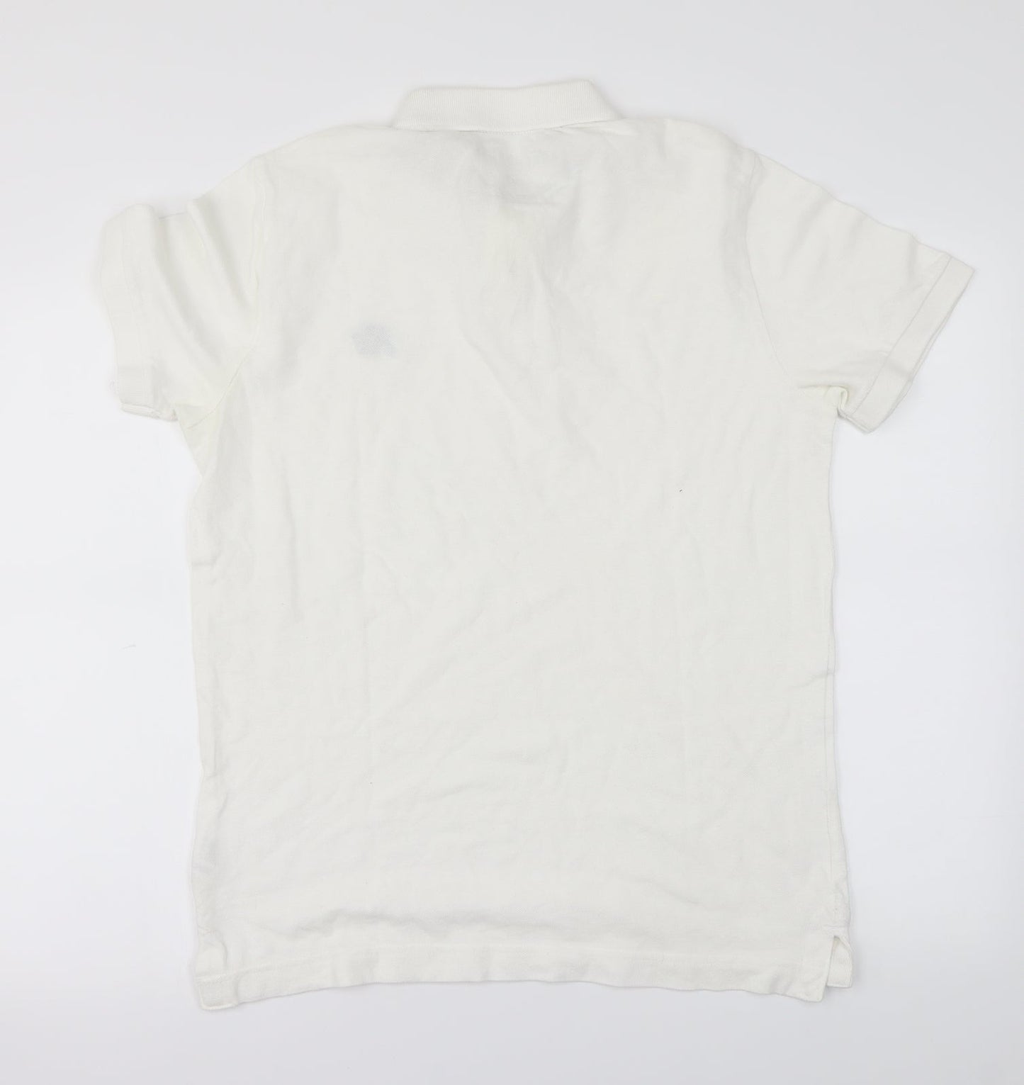Aeropostale  Mens White    Polo Size M