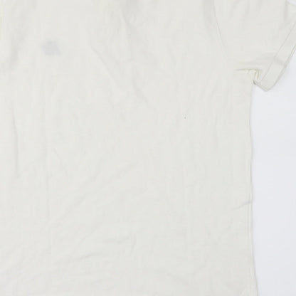 Aeropostale  Mens White    Polo Size M