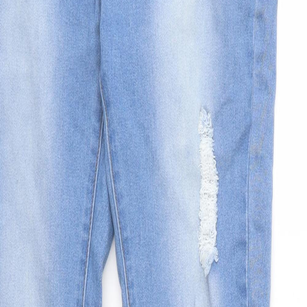 Liquor N Poker Womens Blue  Denim Skinny Jeans Size 10 L30 in