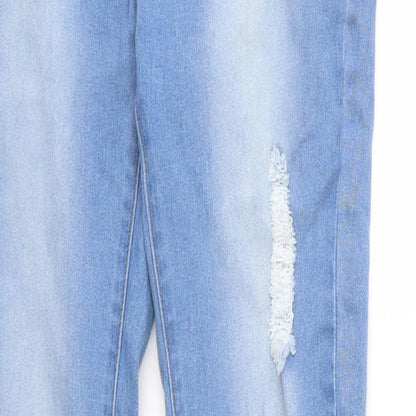 Liquor N Poker Womens Blue  Denim Skinny Jeans Size 10 L30 in