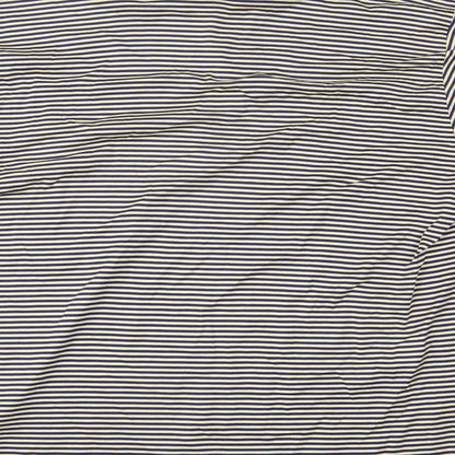 Artorigi Mens Blue Striped Jersey  Polo Size L