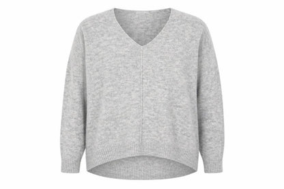 H&M Womens Grey  Knit Pullover Jumper Size S