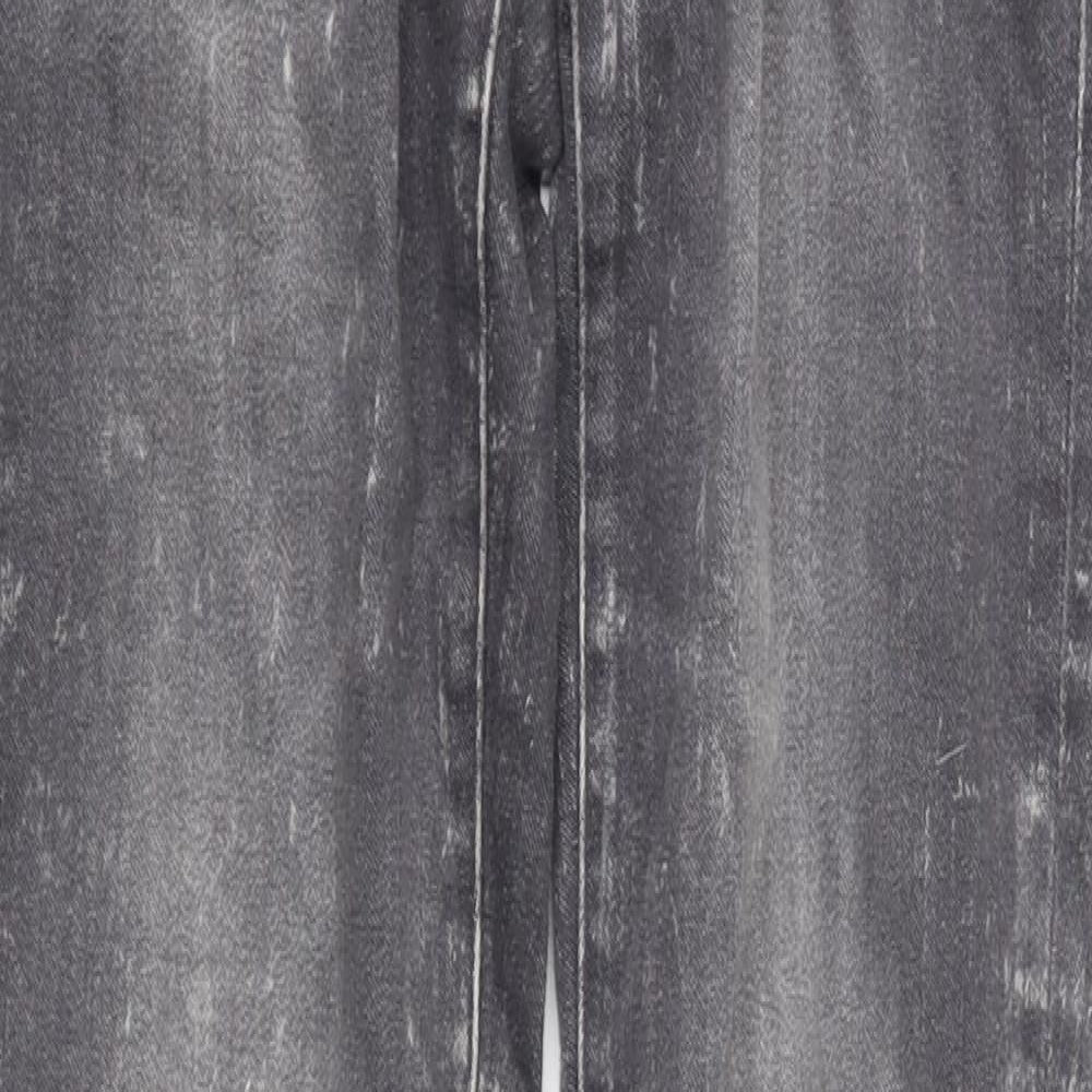 Mango Womens Grey  Denim Skinny Jeans Size 10 L29 in