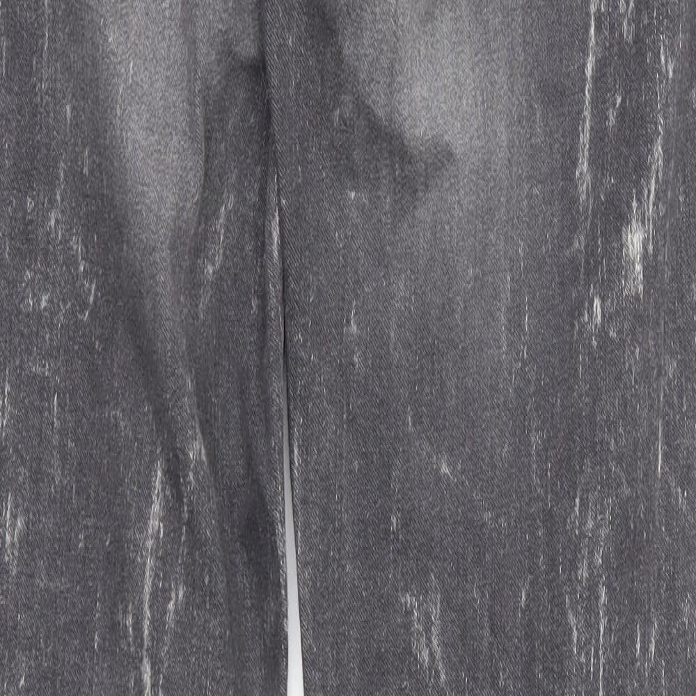 Mango Womens Grey  Denim Skinny Jeans Size 10 L29 in