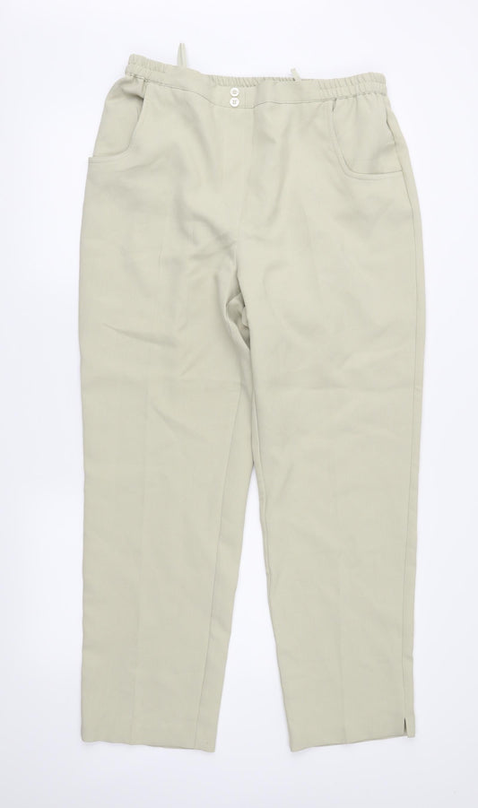 Anthology Womens Beige   Trousers  Size 16 L29 in