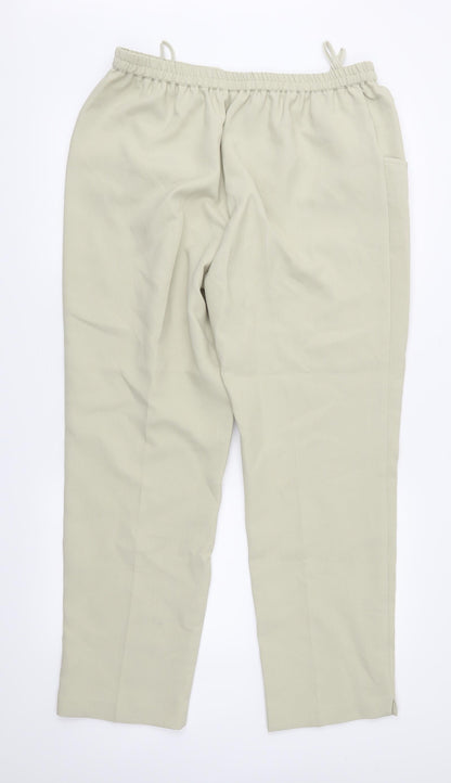 Anthology Womens Beige   Trousers  Size 16 L29 in
