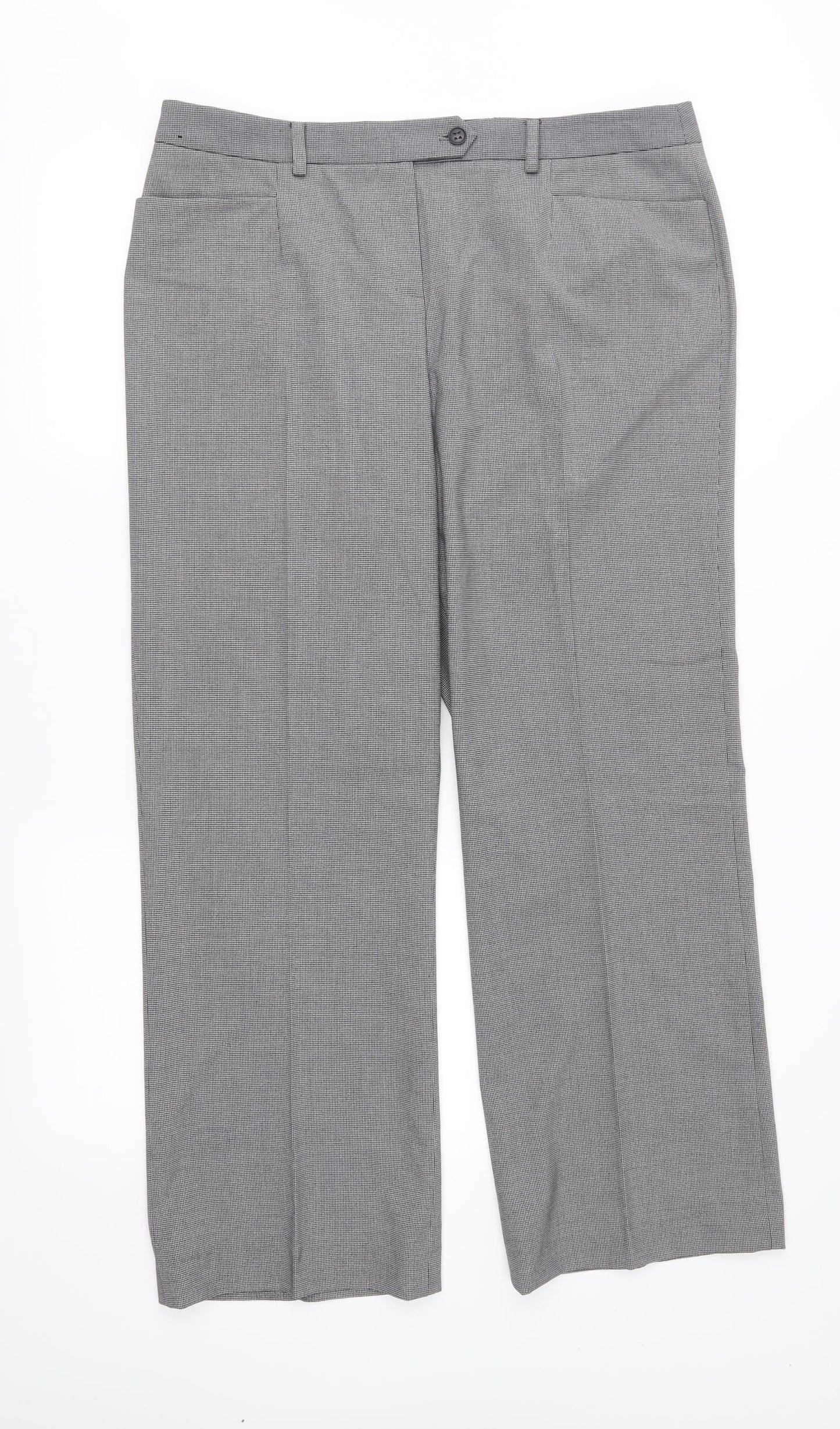 Womens UK Size 14 Planet Regular Fit  Grey Trousers