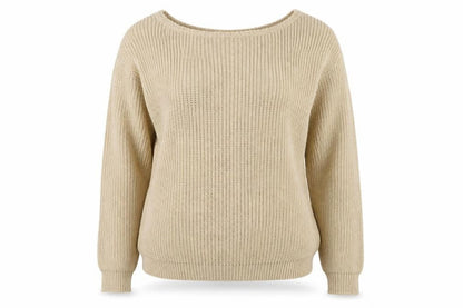 I SAW IT FIRST Womens Brown  Knit Pullover Jumper Size M