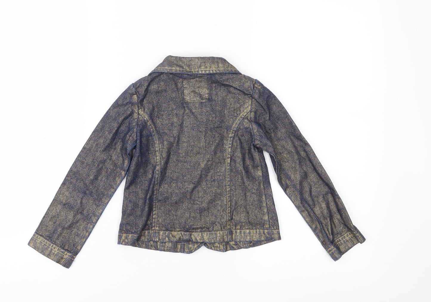 Adams Girls Blue  Denim Jacket  Size 4 Years