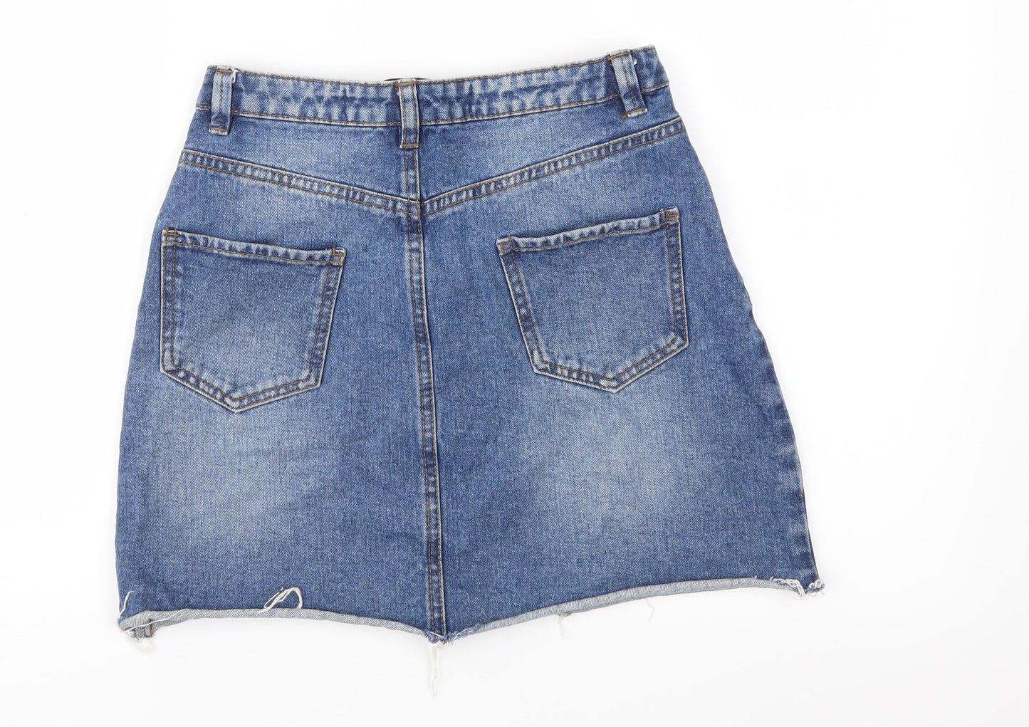 Womens UK Size 6 Denim & Co. A-Line Denim Skirt