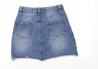 Womens UK Size 6 Denim & Co. A-Line Denim Skirt