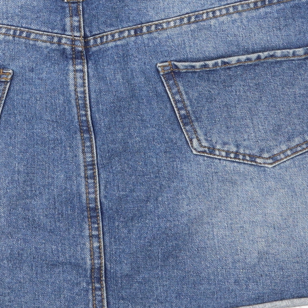 Womens UK Size 6 Denim & Co. A-Line Denim Skirt
