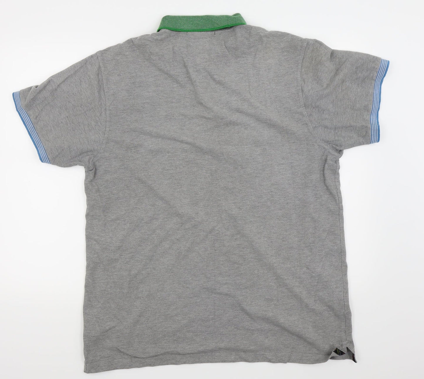 Nickelson Mens Grey    Polo Size L