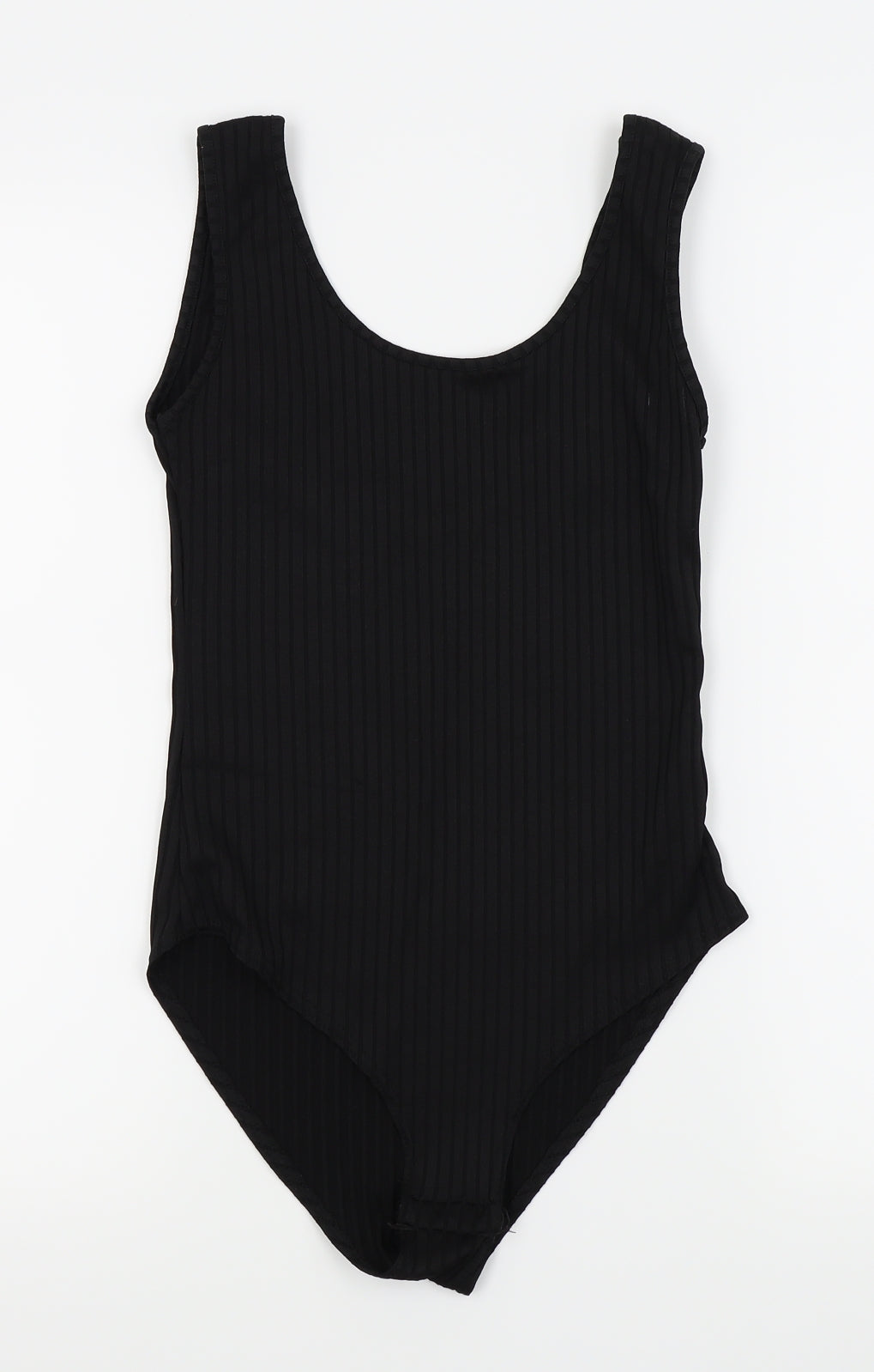 parisian Womens Black   Bodysuit One-Piece Size 8