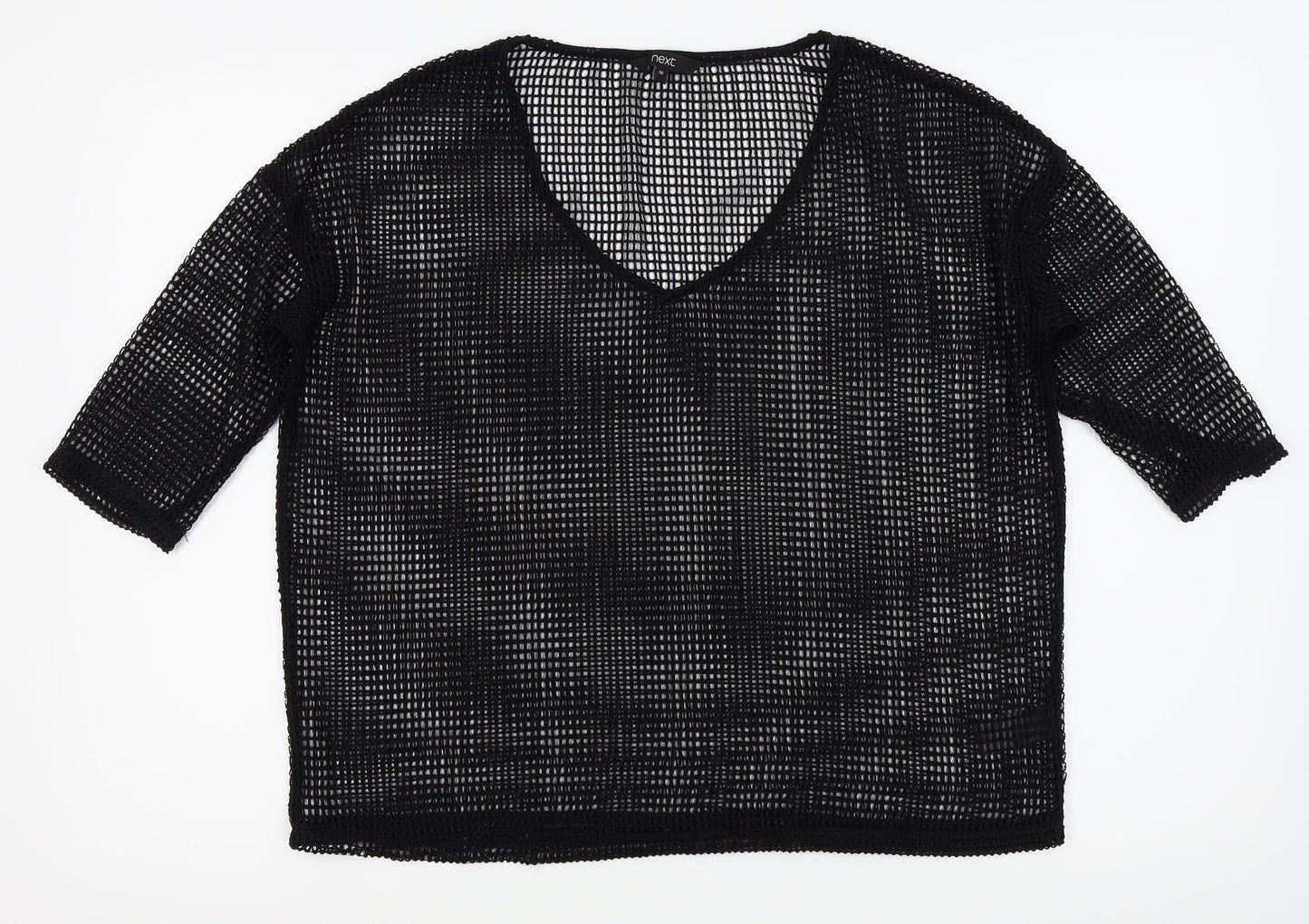NEXT Womens Black   Basic T-Shirt Size 10