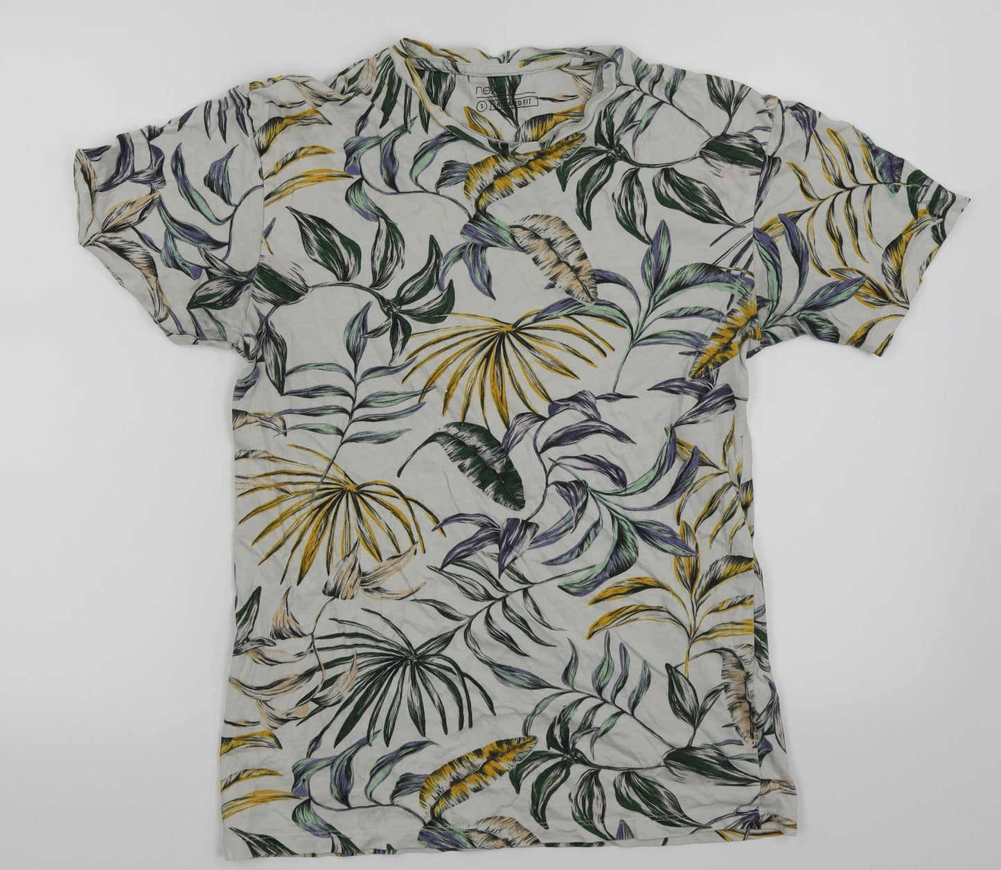 Womens UK Size S NEXT White Basic T-Shirt