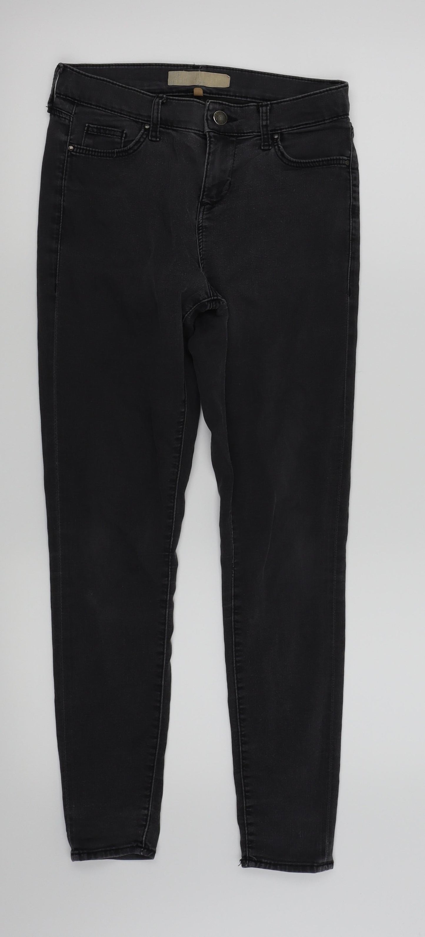 Topshop Womens Black   Skinny Jeans Size 26 in L25 in