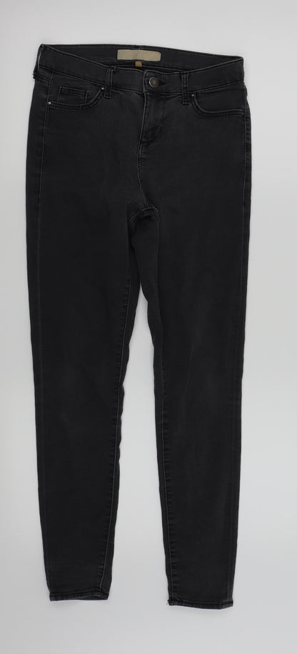 Topshop Womens Black   Skinny Jeans Size 26 in L25 in