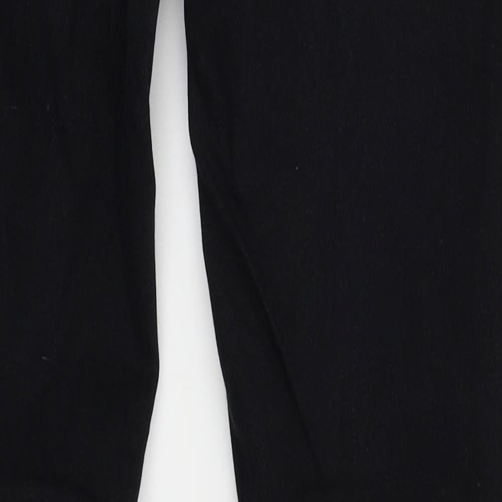 Womens UK Size 10 Crafted Regular Fit Skinny Black Jeans