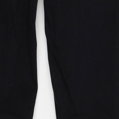 Womens UK Size 10 Crafted Regular Fit Skinny Black Jeans