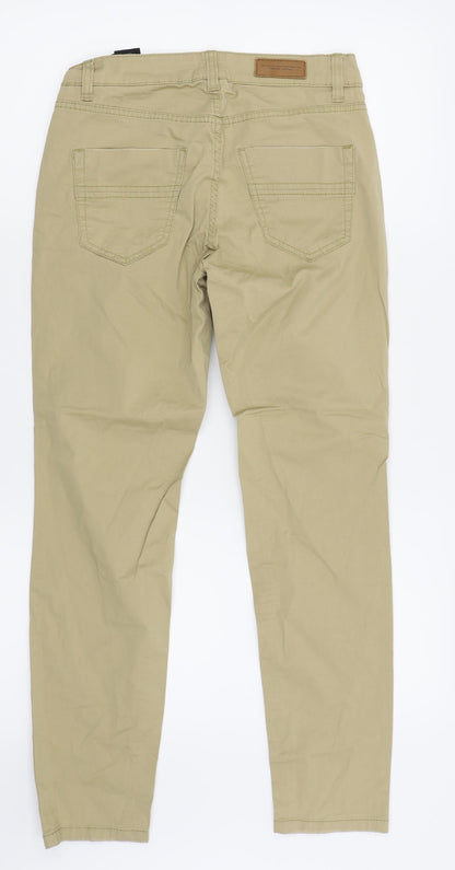 Womens UK Size 6 H&M Regular Fit Skinny Beige Jeans