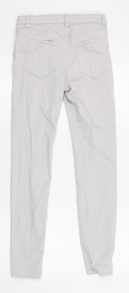 L.O.G.G Womens Grey   Skinny Jeans Size 8 L27 in