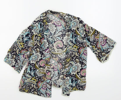New Look Womens Multicoloured   Cardigan Hoodie Size 8  - komono