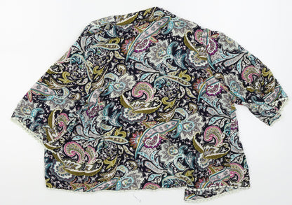 New Look Womens Multicoloured   Cardigan Hoodie Size 8  - komono