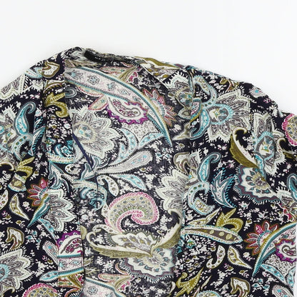 New Look Womens Multicoloured   Cardigan Hoodie Size 8  - komono
