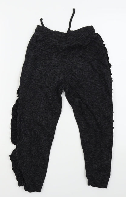 outfit kids Girls Black   Jogger Trousers Size 9 Years