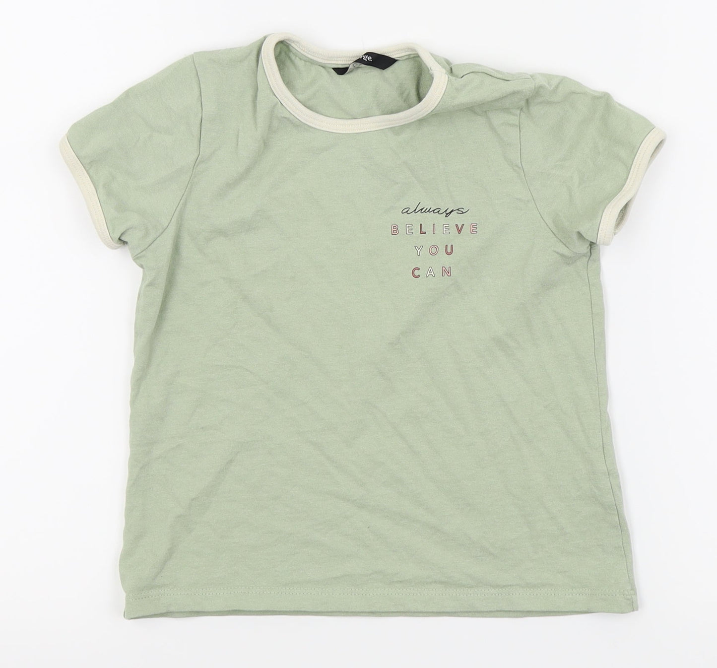Asda George Girls Green   Basic Polo Size 7-8 Years