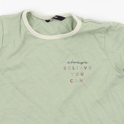 Asda George Girls Green   Basic Polo Size 7-8 Years