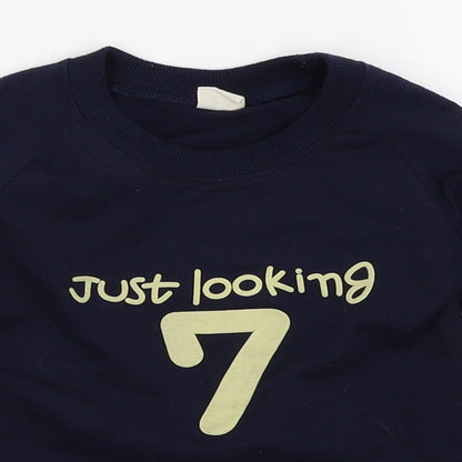 children Boys Black   Kimono T-Shirt Size 4-5 Years
