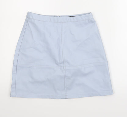 New Look Womens Blue   A-Line Skirt Size 8