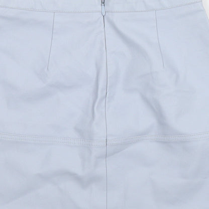New Look Womens Blue   A-Line Skirt Size 8