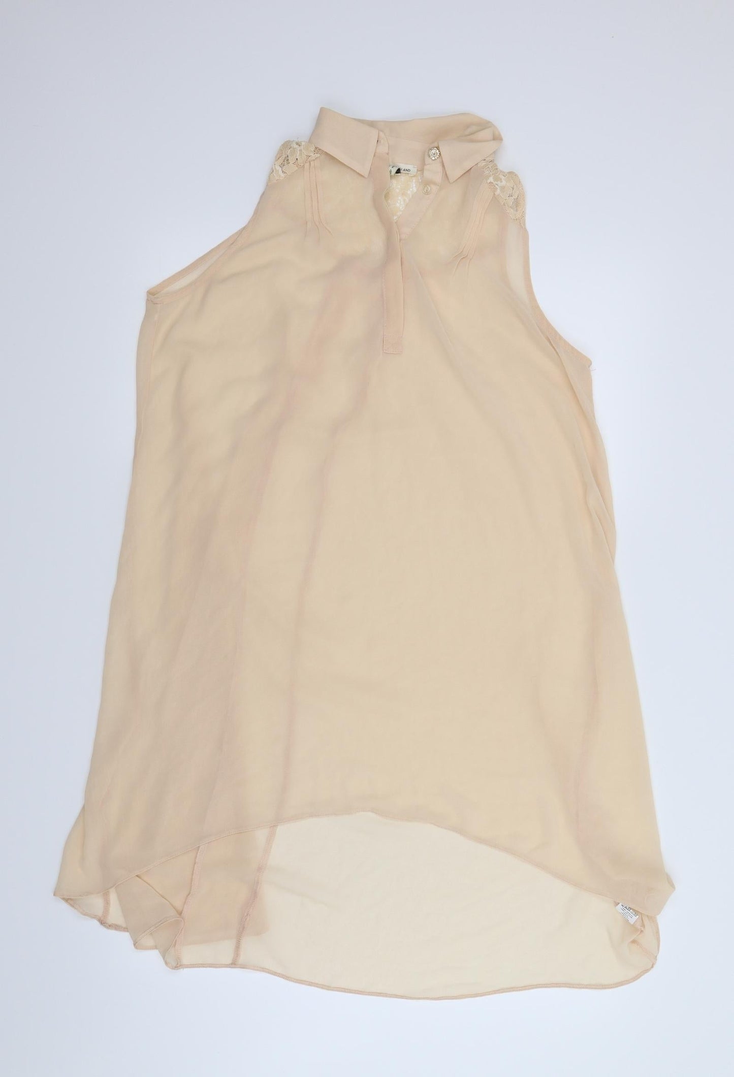 Womens UK Size 10 River Island Pink Basic Blouse
